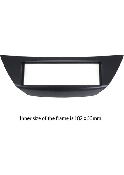 Renault Laguna Iıı 2007 Için 1 Din Araç Radyosu Ön Paneli DVD Stereo CD Paneli Gösterge Paneli Kiti Trim Ön Panel Gösterge Paneli Çerçevesi Siyah (Yurt Dışından) fırsatları