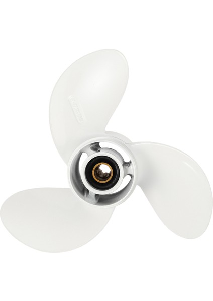 Yamaha 6-8 Hp 8 1/2 x 8 1/2 Tekne Dıştan Takma Pervanesi Beyaz Alüminyum Alaşımlı 7 Dişli R Dönüşlü 3 Kanatlı Deniz Parçaları Için 6G1-45941-00-EL (Yurt Dışından)