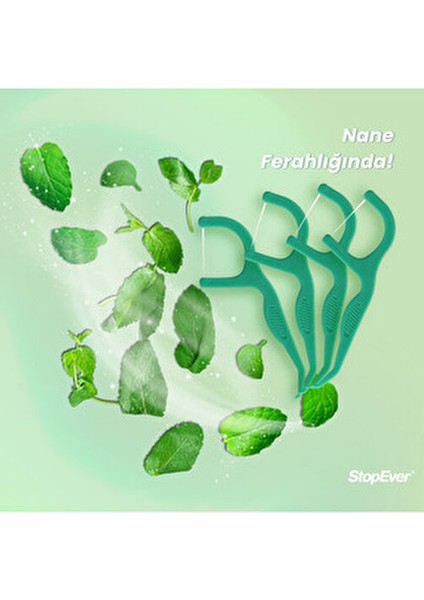 Kürdanlı Diş İpi Bakteri Plakını Etkin Şekilde Temizler 50 Adet