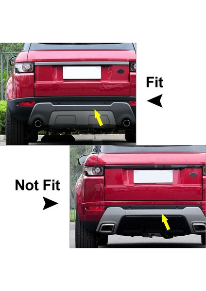 Land Rover Range Rover Evoque 2012-2018 Için Yeni Arka Tampon Alt Orta Gri Çubuk Kaplaması (Yurt Dışından) fiyatları