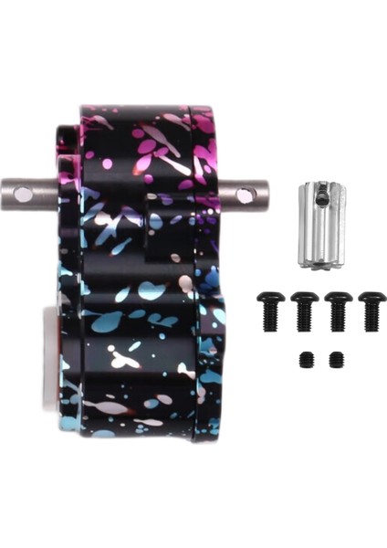 Lcg Şanzıman Komple Şanzıman Kapağı ve 1/10 Rc Crawler SCX10 Trx4 Yükseltme Parçaları Çok Renkli B (Yurt Dışından)