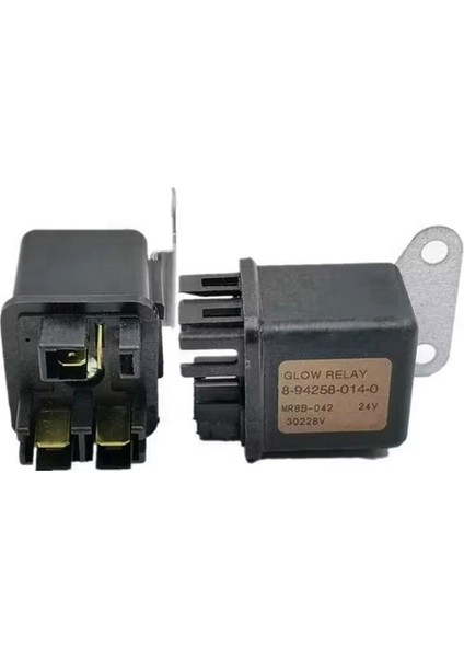 Isuzu 4bd1 6bd1 6bg1 4hk1 6hk1 Için Yeni Yüksek Kaliteli Ekskavatör Ön Isıtma Rölesi 24V 8-94258-014-0 8942580140 (Yurt Dışından) fırsatları