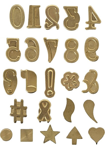 Ahşap Markalama ve Kişiselleştirme Için 24 Parçalı Sıcak Damgalı Büyük Harf Alfabe Seti (Yurt Dışından)