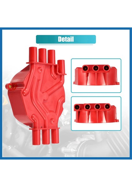 Chevrolet Blazer Gmc Savana 2500 Safari 4.3l 1996-2005 Için Araç Ateşleme Distribütör Kapağı ve Rotor Kiti 10452458 (Yurt Dışından) modelleri