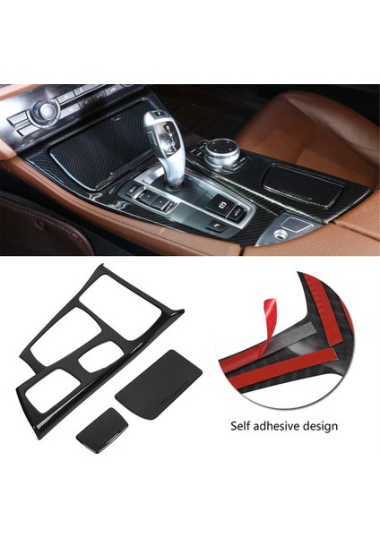Bmw 5 Serisi F10 2011-2017 Lhd Orta Konsol Vites Paneli Kapağı Döşeme Iç Aksesuarları (Abs Karbon Fiber) (Yurt Dışından) fırsatları
