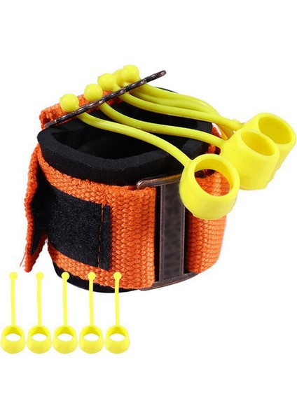 Parmak Fleksiyon Ekstansiyon Eğitim Ekipmanı Müzik Aleti Parmak Gücü Egzersiz Aleti Silikon El Tutacağı Sarı (10 Lbs) (Yurt Dışından)