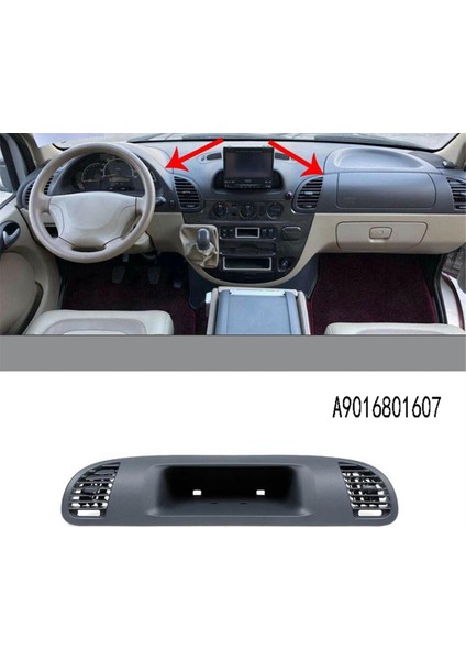 Mercedes-Benz Sprinter Cdı 1999-2006 A9016801607 Için Otomatik Cdı Saklama Kutusu Paneli Orta Gösterge Paneli Hava Menfezi (Yurt Dışından)