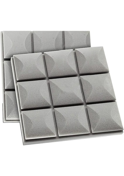 12 Adet Ses Yalıtım Köpük Paneli, Akustik Köpük Paneller Yüksek Yoğunluklu, Yapışkansız (Yurt Dışından) indirimleri