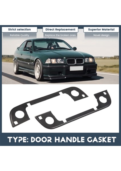 Bmw E36 E34 E32 3 5 7 Serisi 1992-1999 2 Kapılı Kauçuk Contalar Için Sol Sağ Kapı Kolu Kauçuk Contası (Yurt Dışından) indirimleri