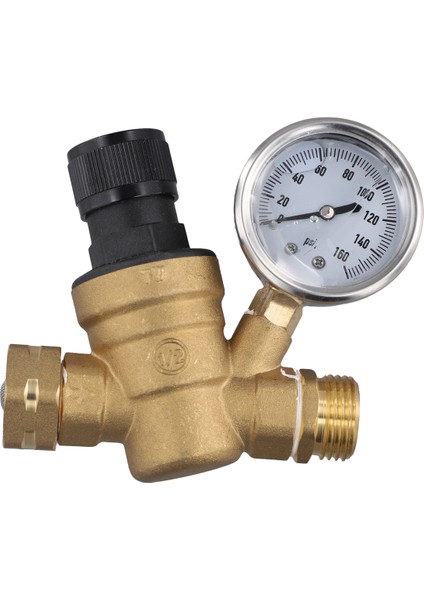 Karavan Su Basıncı Düzenleme Vanası Karavan Seyahat Römorkları Için Ayarlanabilir Basınç Düşürücü Vana (Yurt Dışından)