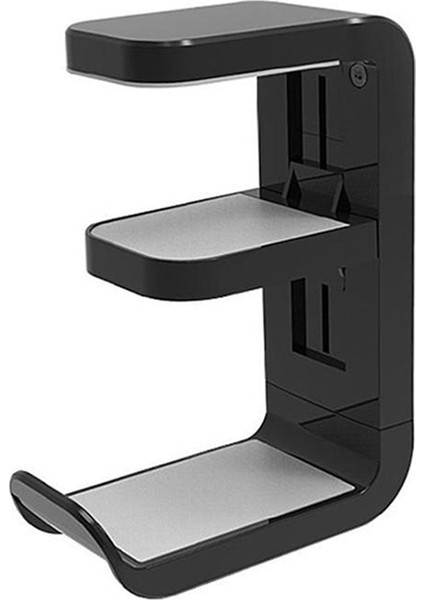 Oyun Kumandası Aksesuarları Için 360° Dönebilen Kulaklık Standı Masaüstü Kulaklık Tutucu Duvar Montajlı Masa Askı Kancası (Yurt Dışından)