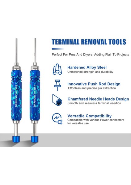 Molex .062 Inç ve .093 Inç Pim ve Soket Konnektörleri Için Molex Pim Çıkarma Aleti, 2 Adet Boru Tipi Çıkarma Çubuğu Takma Aleti (Yurt Dışından) fiyatları