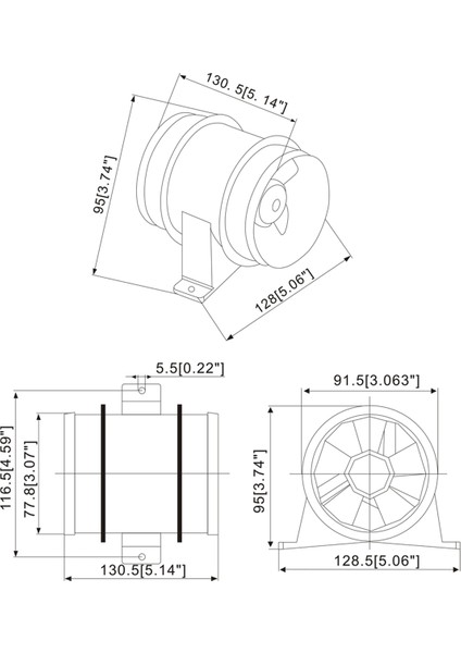 Inçlik Sıralı Üfleyiciler Tekne Sintine Üfleyici Soğutma Fanı Deniz Kabin Havalandırması 12V, Karavan ve Deniz Aksesuarları (Yurt Dışından) fiyatları