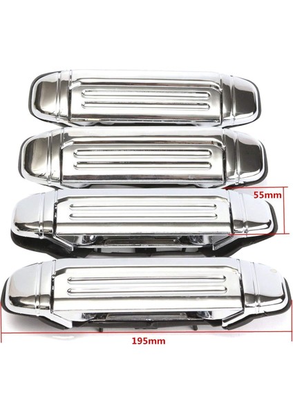 Mitsubishi Pajero 1992 1993 1994 1995 1996 1997 Için Araba Krom Kapı Kolu Aksesuarları (Yurt Dışından) modelleri