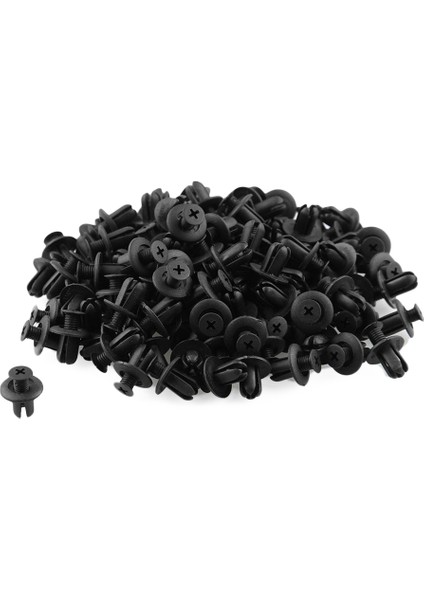 120 x 8 mm Araba Deliği Plastik Perçin Bağlantı Elemanı Tampon Itme Pim Klipsleri Klips (Yurt Dışından)