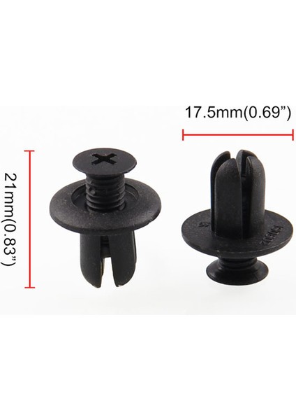 120 x 8 mm Araba Deliği Plastik Perçin Bağlantı Elemanı Tampon Itme Pim Klipsleri Klips (Yurt Dışından) indirimleri