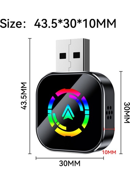 2'si 1 Arada Kablosuz Carplay Android Auto Aı Kutusu Tak ve Çalıştır USB Araç Dongle'ı Kablolu Carplay/android Otomatik Araç Için Bluetooth Wifi (Yurt Dışından) indirimleri