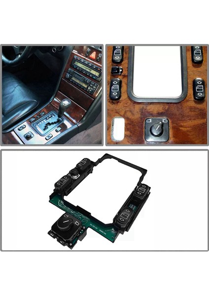 2108200110 Mercedes Benz 1996, 1997, E300, E320 ve 1997, E420 Için Elektrikli Cam ve Ayna Anahtarı (Yurt Dışından)
