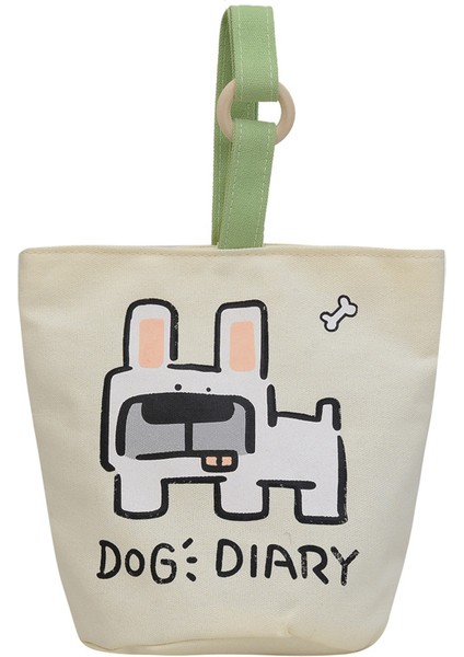 Kadınlar Için Yeni Kanvas Çanta 2024 Yeni Taşınabilir Kumaş Çanta Büyük Kapasiteli Kitap Çantası Ortaokul Öğrencisi Ders Karikatür Omuz Çantası (Yurt Dışından)