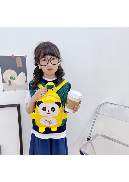 Yeni Kırmızı Panda Çocuk Sırt Çantası 2024 Kayıp Önleyici Sırt Çantası Erkek ve Kadın Bebek Küçük Kurbağa Anaokulu Okul Çantası (Yurt Dışından) modelleri