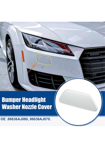 Subaru Outback Legacy Gt,a Için Araba Far Yıkama Kapağı Far Lambası Püskürtme Ucu Kapağı 86636AJ080 86636AJ070 (Yurt Dışından) fiyatları