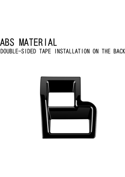 Suzuki Spacia 2017-2022 Rhd Için Parlak Siyah Araç Ön Sol Çok Işlevli Düğme Çerçeve Paneli Döşeme Çerçeve Kapağı Çıkartması (Yurt Dışından) modelleri