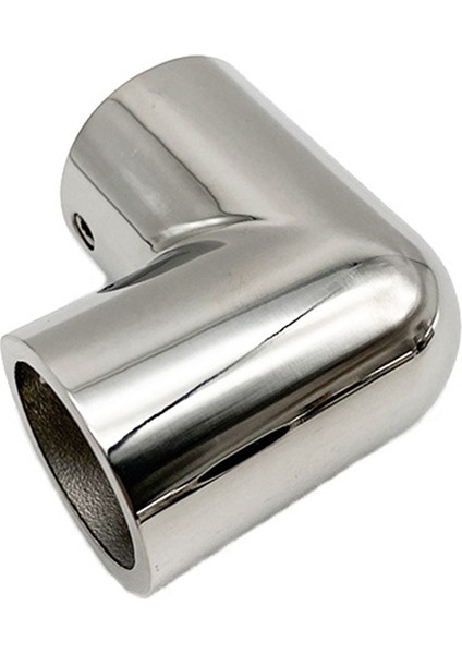 Tekne Boru Bağlantı Parçası 316 Paslanmaz Çelik Deniz Teknesi Yat Korkuluk Bağlantı Parçası 90° Dirsek Boru Bağlantı Parçası Montaj Donanımı, 25 mm (Yurt Dışından)