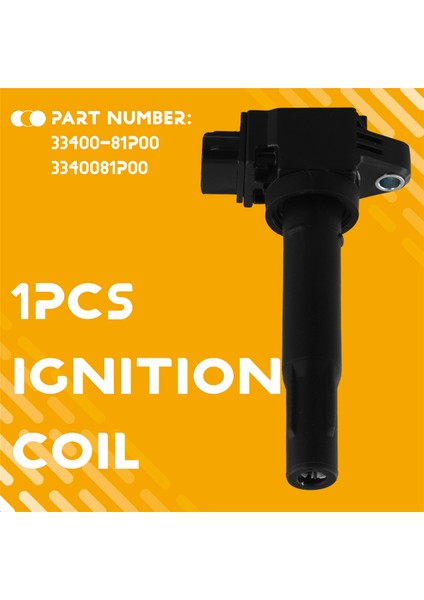 Suzukı Baleno Ignıs Iıı Swıft Iv V Sx4 S-Cross Vıtara Bandıt K12B K12C K14C 1.2 1.0 1.4t Için Ateşleme Bobini 33400-81P00 (Yurt Dışından) fırsatları