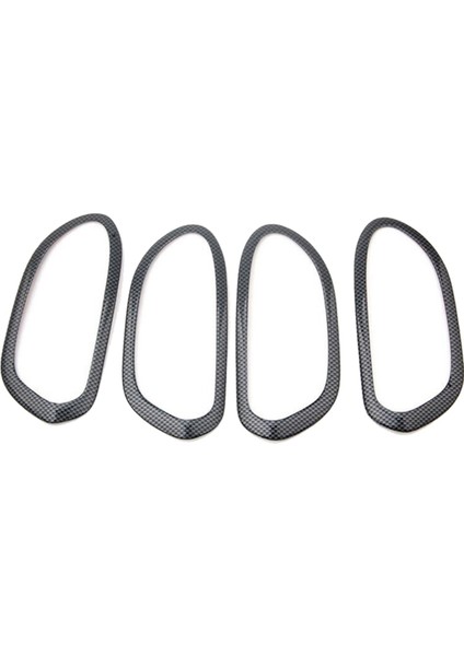 Honda 8. Nesil Civic 2006-2011 Için Abs Karbon Fiber Kapı Iç Kolu Kaplaması (Yurt Dışından)