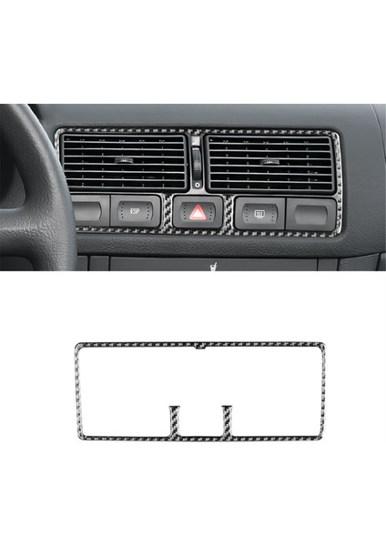 Vw Golf 4 Mk4 1999-2004 Yumuşak Karbon Fiber Araç Merkezi Kontrol Klima Çıkış Havalandırma Kapağı Aksesuarları (Yurt Dışından) modelleri