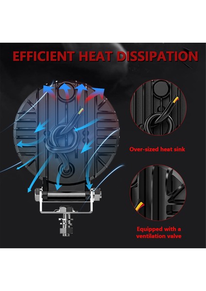 Kamyon, Atv, Utv, Suv, Motosiklet, Araba, Römork, Tekne Için Yuvarlak 4 Inç Araba LED Çalışma Işıkları Gündüz Farları (Yurt Dışından)