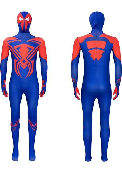 Cadılar Bayramı Örümcek Adam Tayt Miles Onesie Takımı-Evsiz Evrenin Öbür Ucunda (Yurt Dışından)