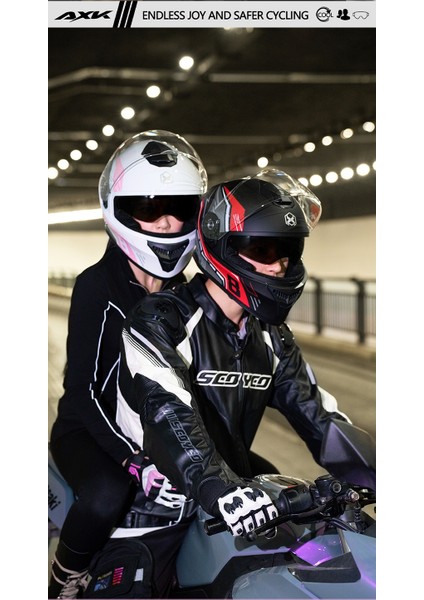 Erkekler ve Kadınlar Için 3c Sertifikalı Motosiklet Kaskı, Sis Önleyici ve Sıcak Kış Motosiklet Tam Kaplı Çift Lensli Tam Kask-Dört Mevsim Modeli (Yurt Dışından) fiyatları