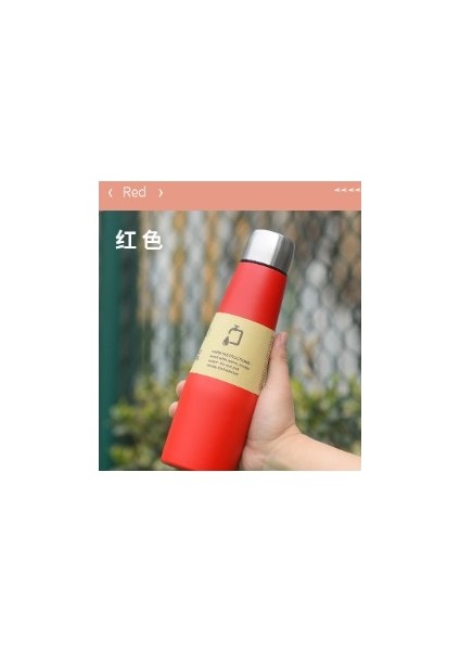 304 Paslanmaz Çelik Vakumlu Meşrubat Şişesi Açık Spor Su Şişesi (Yurt Dışından)