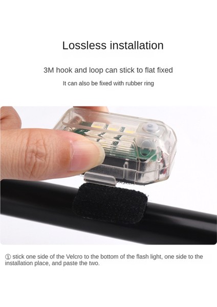 Strobe Işık Motosiklet LED Flaş Çarpışma Önleyici Uyarı Işığı Araba Bisiklet Su Geçirmez Kablosuz Uzaktan Kumanda, 4 Adet (Yurt Dışından) fırsatları