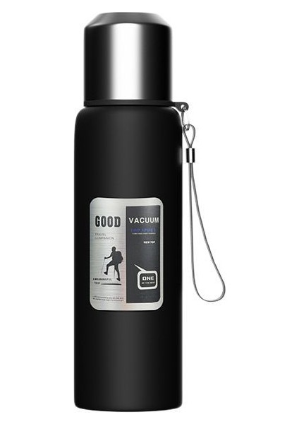 Açık Erkekler Büyük Kapasiteli Tam Çelik Pot Izolasyon Kupası 600 ml (Yurt Dışından)