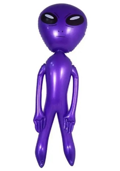 Cadılar Bayramı Cosplay Props Şişirilebilir Uzaylı Oyuncaklar Doğum Günü Ufo Uzaylı Temalı Parti Dekorasyonları Ürkütücü Açık Cadılar Bayramı Dekoru Renk: Mor (Yurt Dışından)