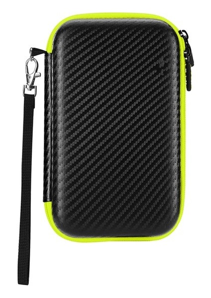 Hard Case Organizatör Tıraş Makinesi Seyahat Çantası Saklama Kutusu Kapağı Fermuarlı Kese (Yurt Dışından)