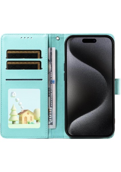 Oppo Reno 13 Pro Sevimli Karikatür Köpek Manyetik Deri Kapaklı Koruyucu Telefon Kılıfı Cüzdan Kart Tutucu Bilek Kayışı (Yurt Dışından) modelleri