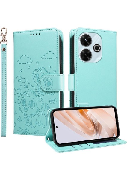 Xiaomi Redmi 13 4g Sevimli Karikatür Köpek Manyetik Deri Kapaklı Koruyucu Telefon Kılıfı Cüzdan Kart Tutucu Bilek Kayışı (Yurt Dışından) indirimleri