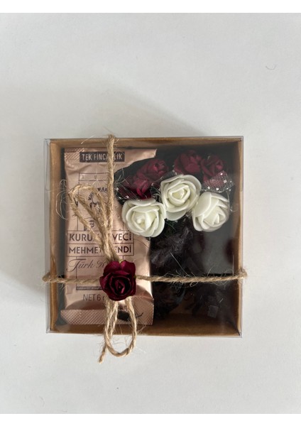 Sevgiliye Özel-Nişan-Kına-Söz Gibi Özel Günlerinizde Sevdiklerinize Hediye Edebiliceğiniz 10 Adet ve Çiçek ve Kehve Kraft Kutu fiyatları