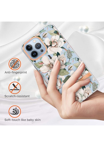 iPhone 15 Pro Için Çiçekler ve Bitkiler Tpu Kılıfı (Yurt Dışından) fiyatları
