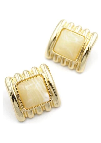 Kare Küpe - Krem fiyatları