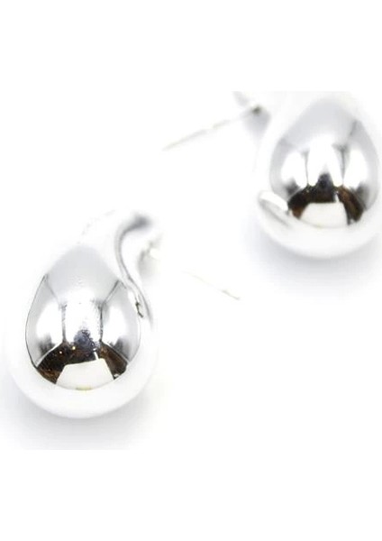 Orta Boy Damla Küpe - Gümüş fiyatları