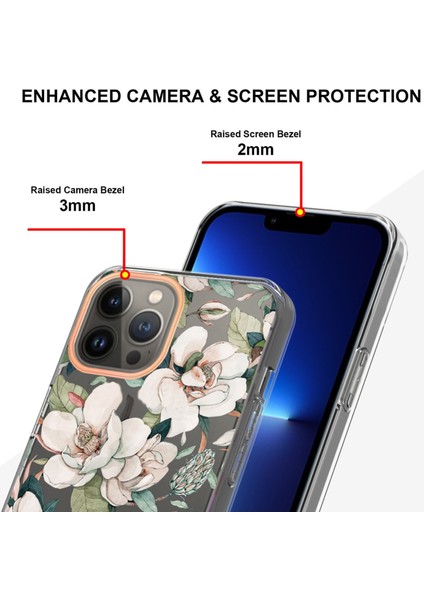 iPhone 15 Pro Için Çiçekler ve Bitkiler Tpu Kılıfı (Yurt Dışından) fırsatları