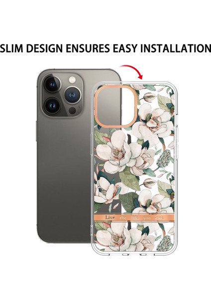 iPhone 15 Pro Için Çiçekler ve Bitkiler Tpu Kılıfı (Yurt Dışından) indirimleri