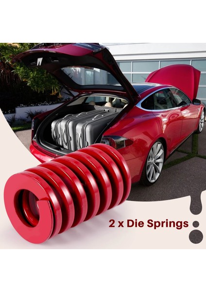 Tesla Model 3 Bagajı Için 2 Adet 25 mm Dış Çap 40 mm Uzunlukta Sıkıştırma Kalıp Yayları, Orta Yük (Yurt Dışından) fiyatları