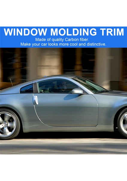 Nissan 350Z 2003-2009 Karbon Fiber B Sütunu Kapağı Çıkartması Pencere Kale Direği Dekoratif Macun Araba Aksesuarları (Yurt Dışından) indirimleri