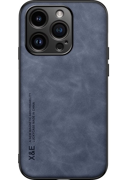 Manyetik Deri Arka Telefon Kılıfı iPhone 15 Pro (Yurt Dışından) fiyatları