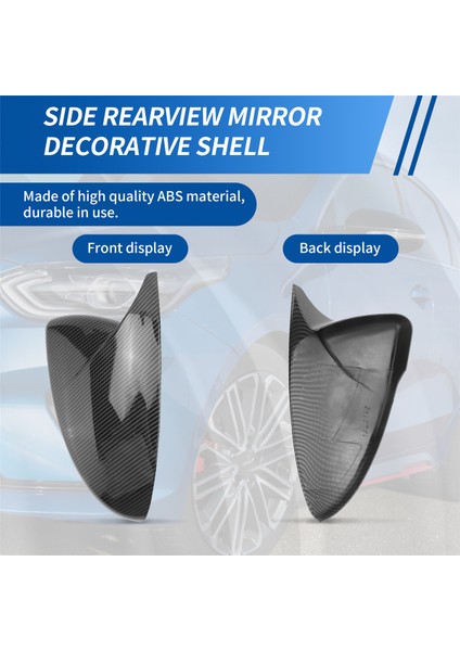 Kia Forte K3 Cerato 2019-2022 Dikiz Aynası Kapağı Döşemesi Ayna Modifiye Boynuzları Kabuk Çıkartma Kapakları Araba Tasarımı (Yurt Dışından) indirimleri